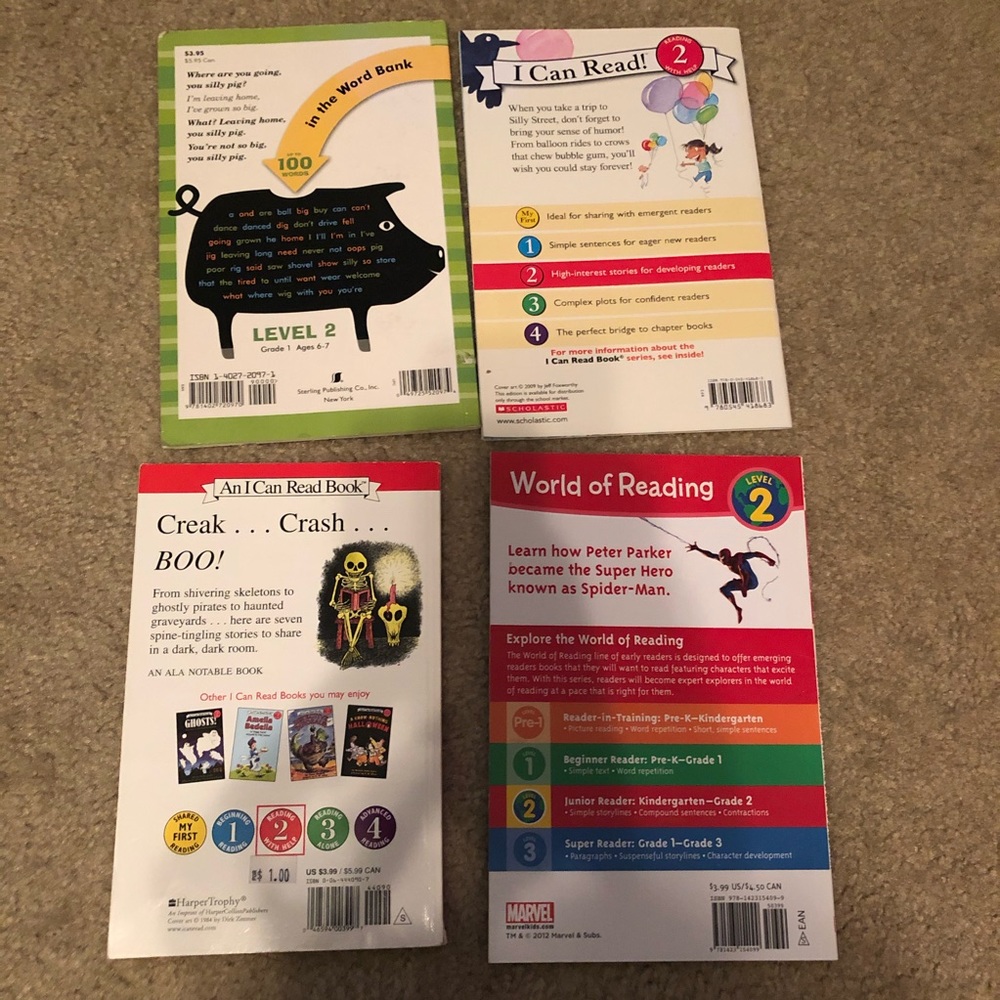 (4) Level 2 Reading Books - Picture 2 of 2